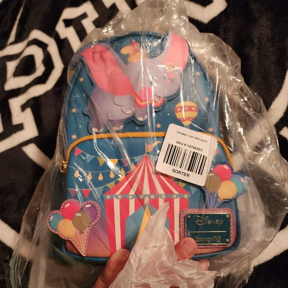 Loungefly Disney Dumbo Circus Tent Mini Backpack